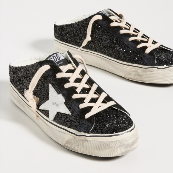 Golden Goose Shoes - Golden Goose Super/Star VCE Glitter slides